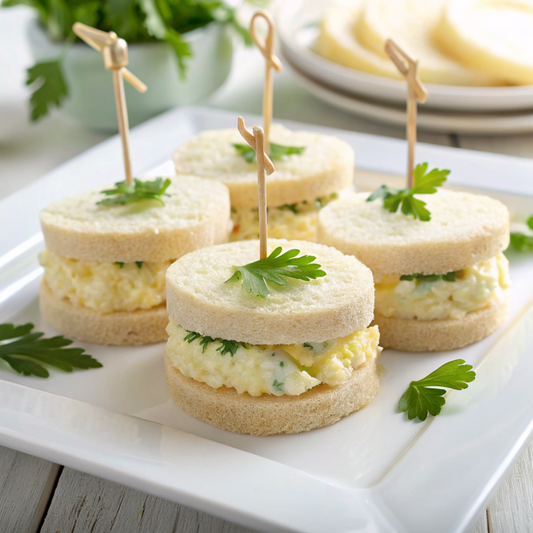 Perfect Tea Party Bites: Egg Salad Tea Sandwiches! 🍽️