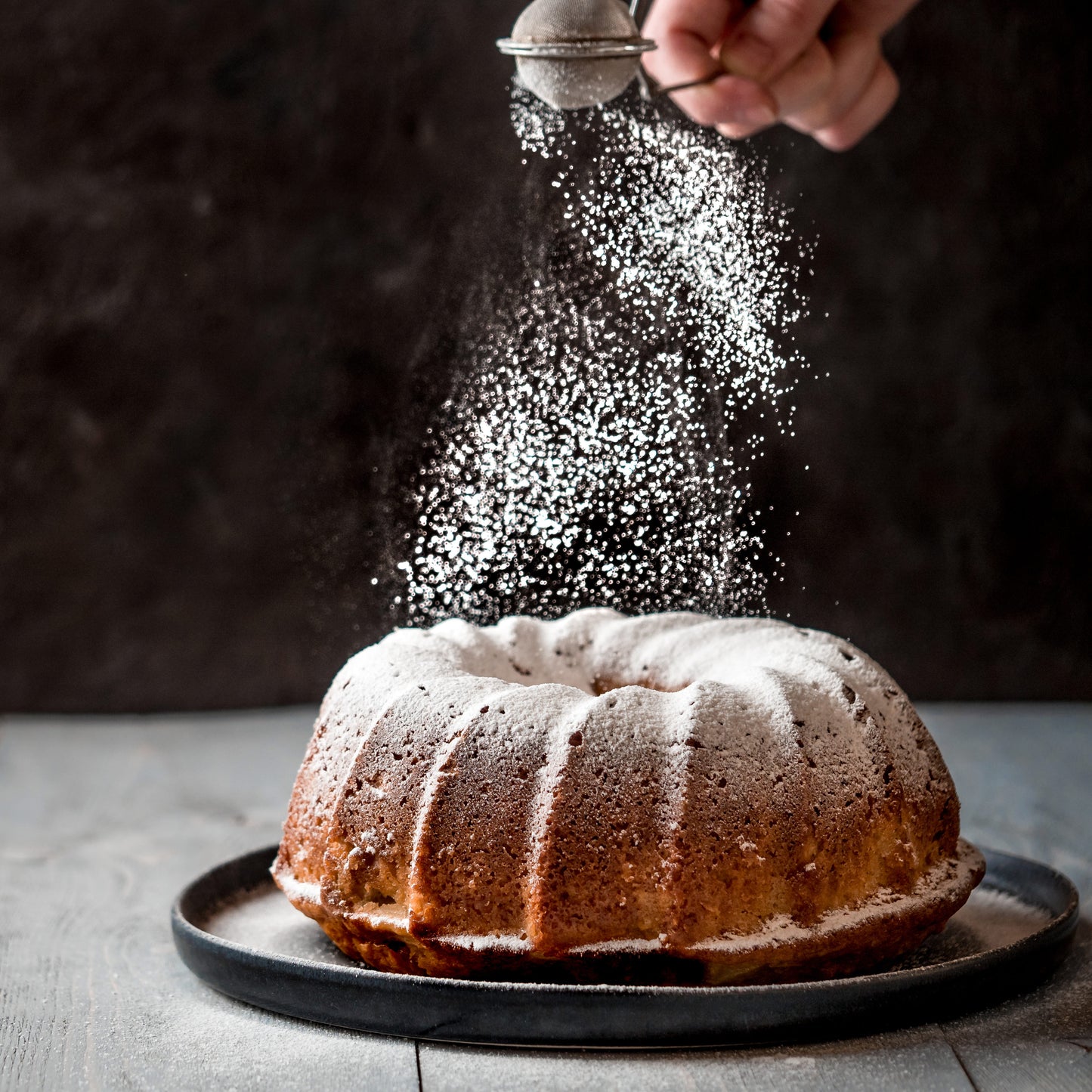 HULISEN Flour Duster for Baking - 304 Stainless Steel Powdered Sugar Shaker