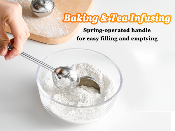 HULISEN Stainless Steel Baking Tool Set - Pastry Scraper & Dough Blender & Flour Duster & 5-Piece Biscuit Cutter