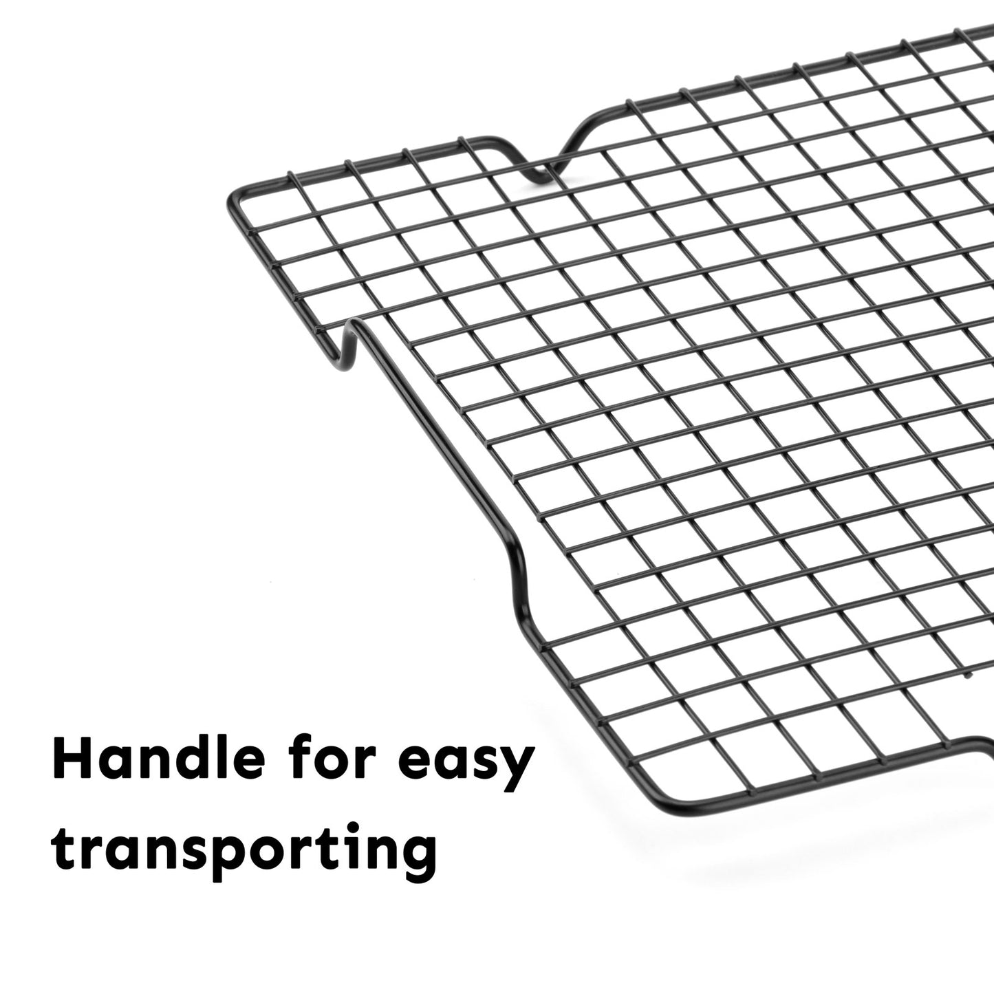 HULISEN Cooling Rack 2 Pack / 4 Pack - 16" x 10" Nonstick Baking Rack with Handles