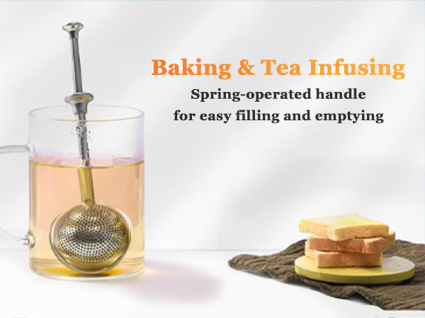 HULISEN Flour Duster for Baking - 304 Stainless Steel Powdered Sugar Shaker